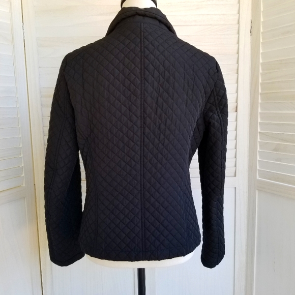 Calvin Klein Black Quilted Coat, Jacket Size Sm - Picture 7 of 16